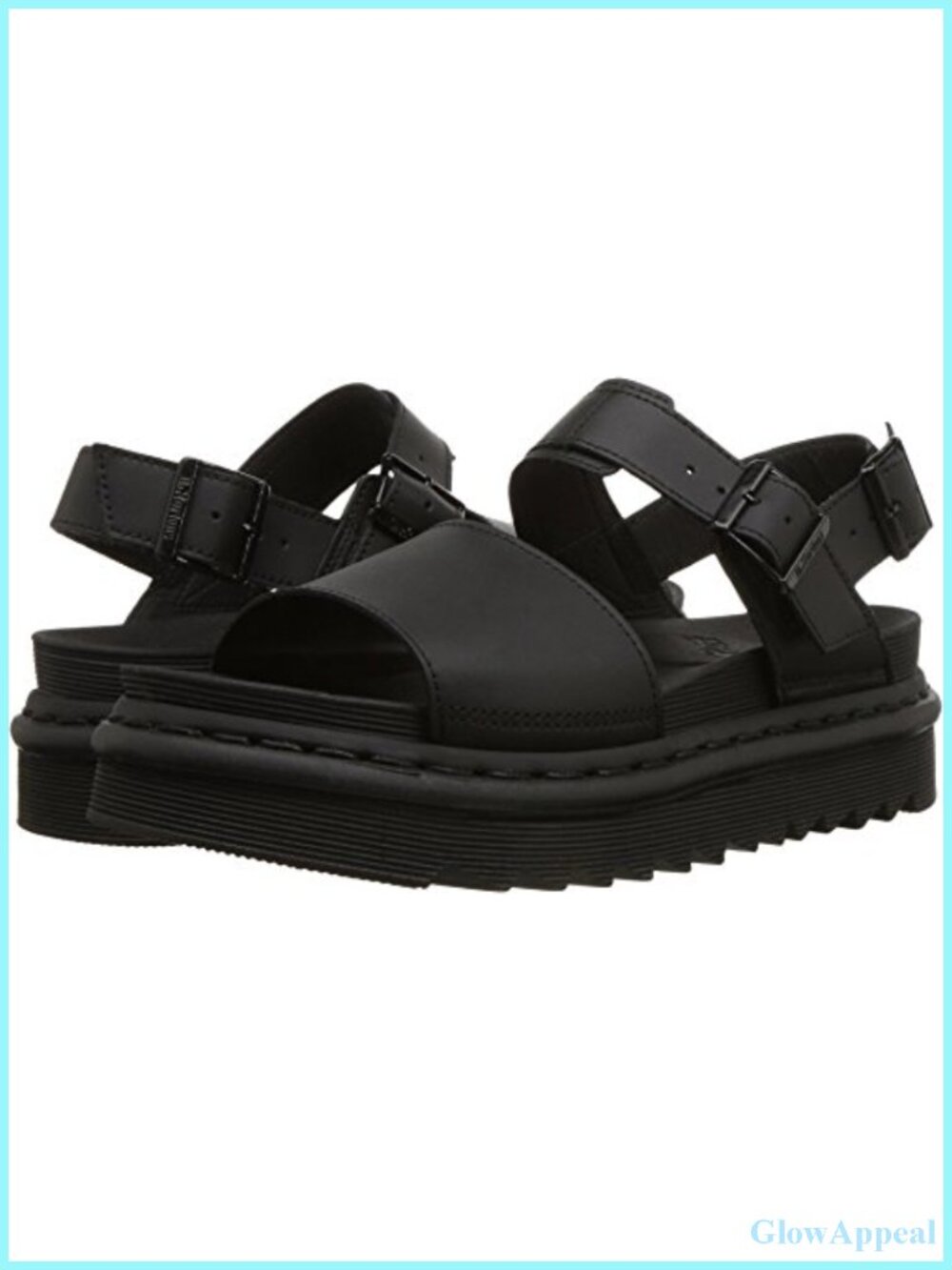 Dr. Martens Voss Hydro Fisherman Sandal Leather Adjustable Buckle Platform